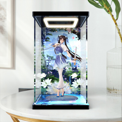适用 Myethos Gift+ 仙剑奇侠传 赵灵儿 手办亚克力回型灯展示柜