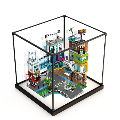 合金展示柜乐高60380亚克力
