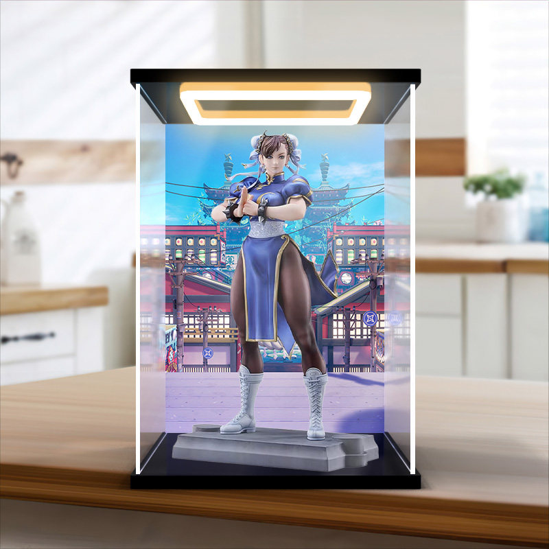 适用MaxFactory街头霸王 快打旋风 春丽 Standby手办亚克力展示柜