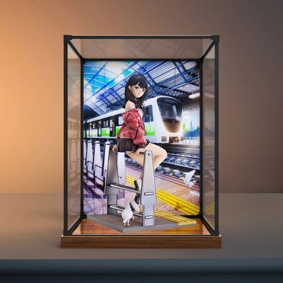 展示柜适用古立特碧蓝航线宝多六花晴空车站手办合金框架收纳架