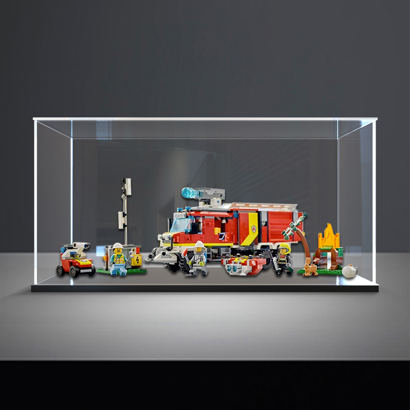 适用收纳架乐高60374亚克力