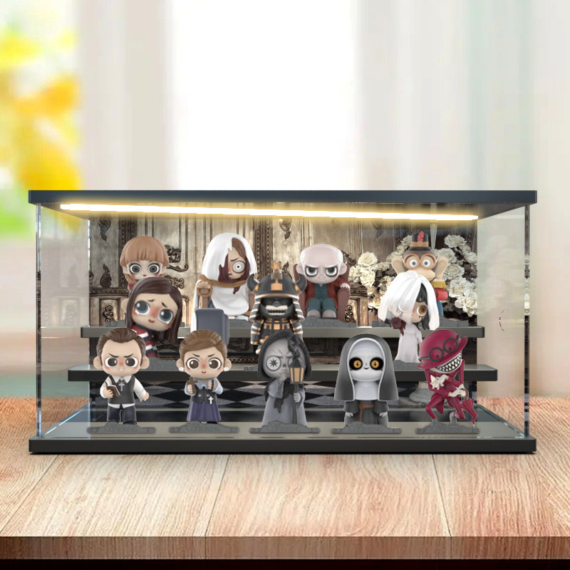 适用popmart泡泡玛特 华纳电影招魂宇宙系列手办盲盒 场景展示柜