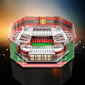 亚克力展示柜适用乐高10272老特拉福德曼联球场模型罩防尘收纳柜