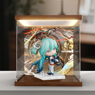佳寻GSC粘土人 VOCALOID 初音未来 十面埋伏Ver.手办灯箱展示柜