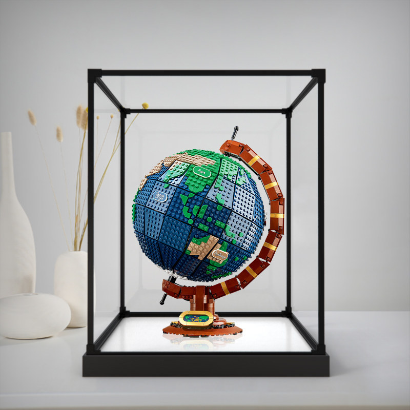 乐高21332地球仪积木展示柜