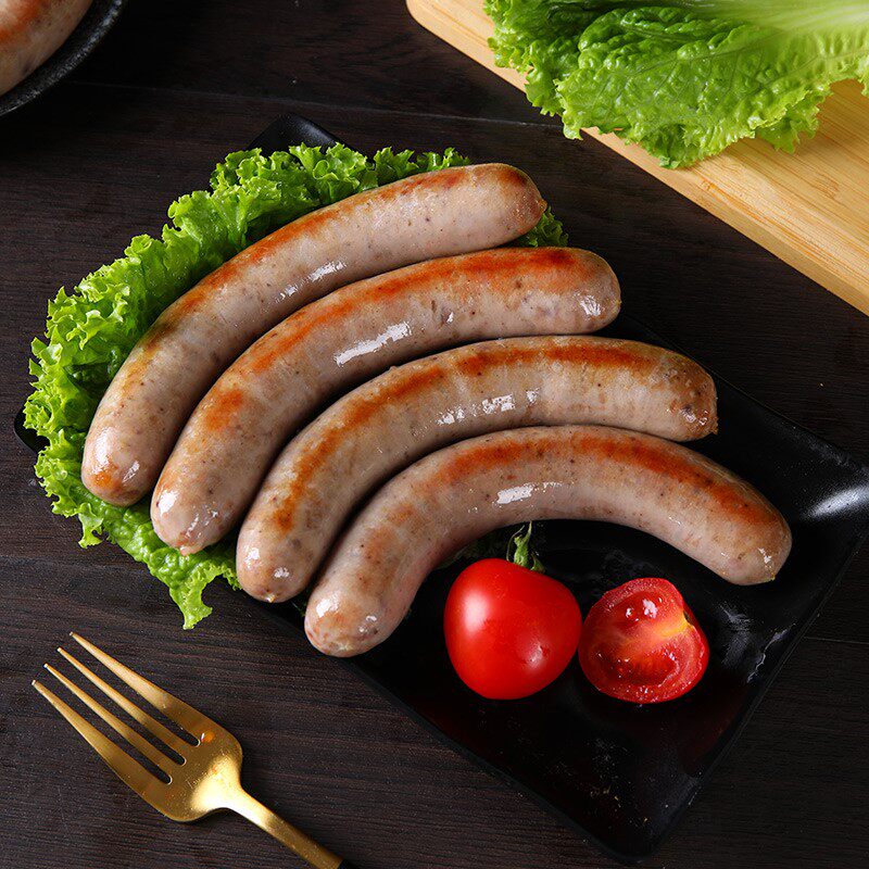 牛肉肠无淀粉无添加糖11根800g大根热狗烤肠德国香肠生酮牛肉烤肠