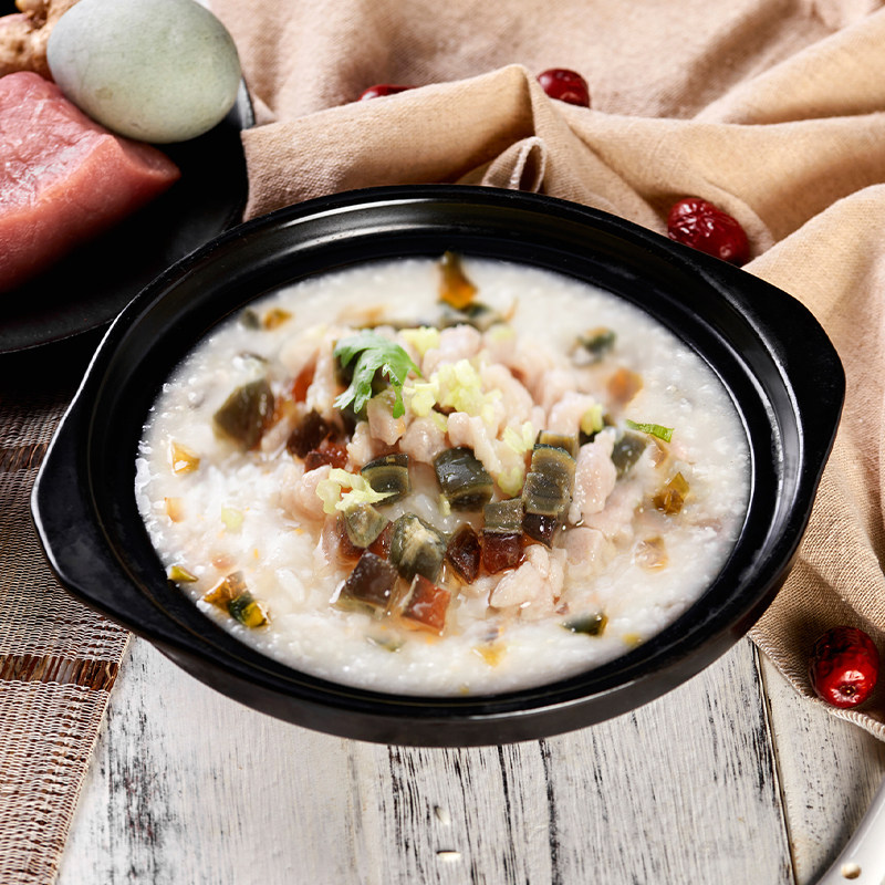 早餐半成品粥速食粥香菇鸡肉粥皮蛋瘦肉粥五谷杂粮早餐商用方便餐