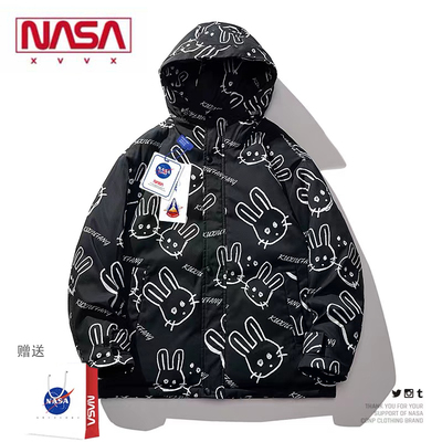 NASA联名保暖情侣加厚羽绒服