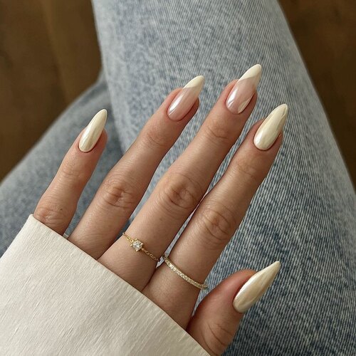 香槟琥珀纯手工定制穿戴甲