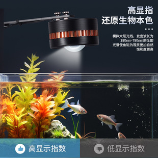 泉龙水草灯LED全光谱爆藻筒灯专业观赏原生态溪流缸筒灯促生长吊