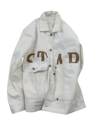 压线港系男女休闲美式春季夹克