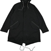 ins复古风衣男宽松休闲百搭连帽外套 美式 经典 M51洗水全棉中长款