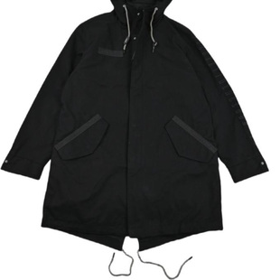 ins复古风衣男宽松休闲百搭连帽外套 美式 经典 M51洗水全棉中长款