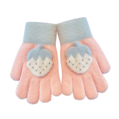 儿童手套冬季小女孩男童加绒保暖