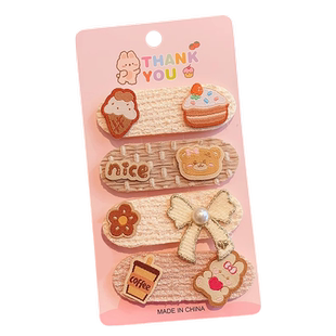 儿童魔术贴发帖碎发贴小女孩粘头发的刘海贴碎发神器女童发卡头饰