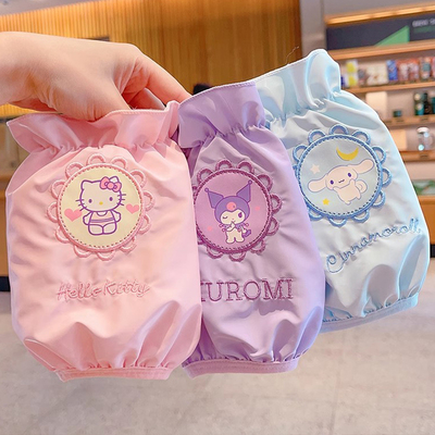 宝宝防水袖套防脏小女孩短款护袖