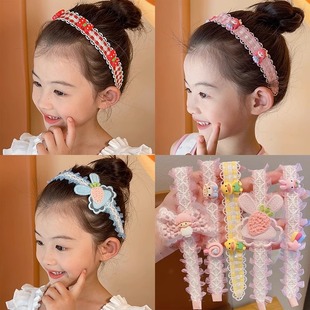 碎发整理神器儿童魔术贴头饰女童粘头发 发帖专用刘海贴发箍宝宝