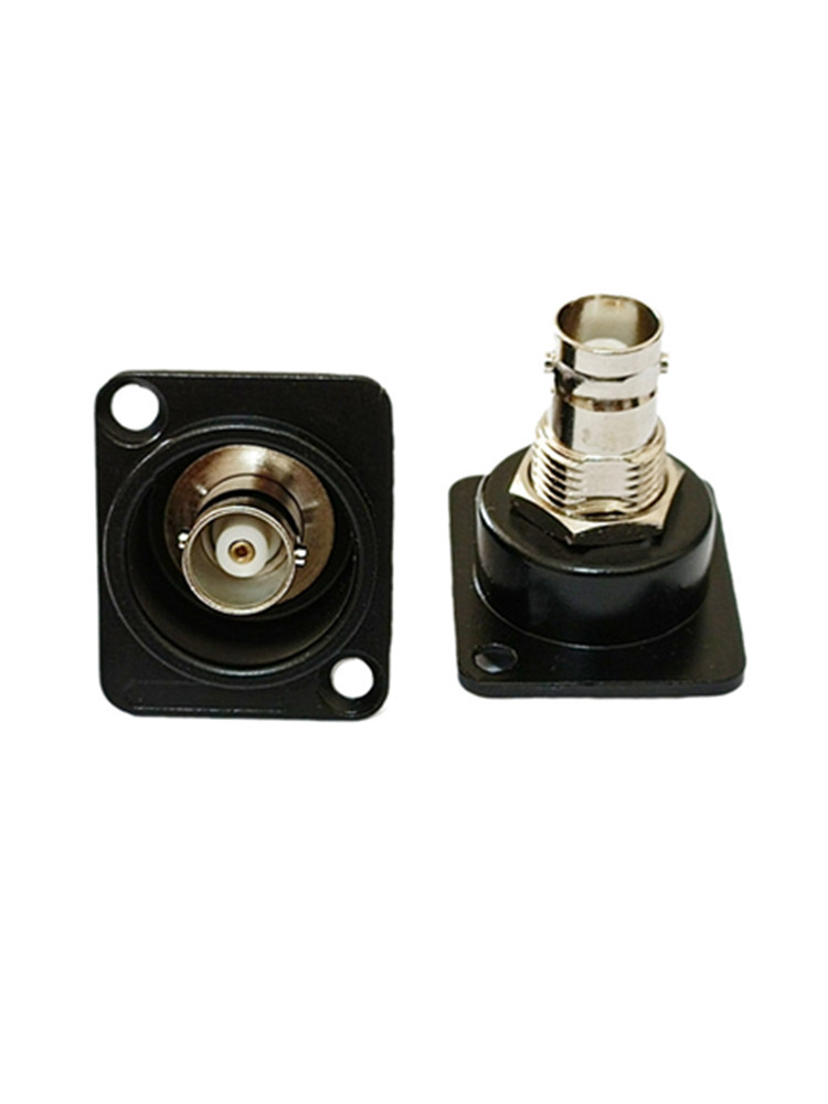 黑色BNC转接头3.5耳机插座DC5525