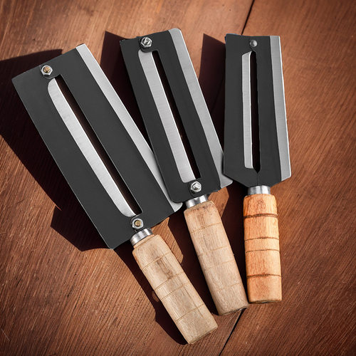 厂家现货大号碳钢甘蔗刀莴笋削皮刀菠萝刀不锈钢瓜刨水果刀摆摊刀