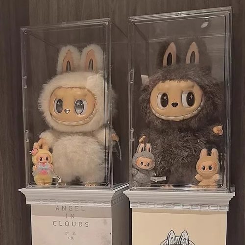 拉布布罗马驻底座磁吸开门展示柜