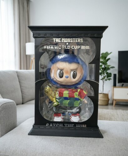 3D打印罗马柱底座适配拉布布世界杯联名labubu fifa展示柜展示盒
