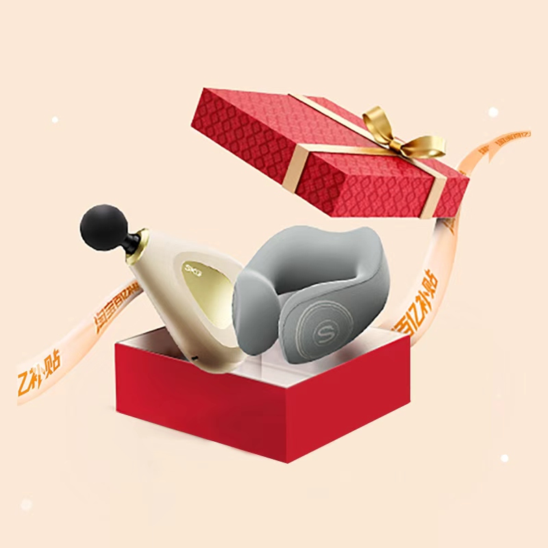 skg筋膜枪F3+U型枕筋膜枪