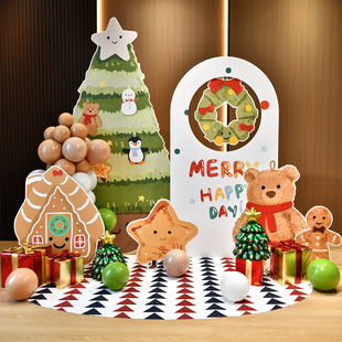 ins可爱jelly cat圣诞节场景布置商场活动氛围拍照道打卡节日kt板