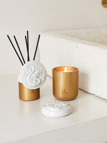 Lladro雅致生肖系列卧室香氛蜡烛礼品家居装饰瓷香薰龙年