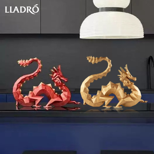 Lladro陶瓷雅致龙型瓷偶
