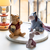 家居饰品摆件迪士尼乔迁礼 欧式 LLADRO雅致 憨态可掬小熊维尼瓷偶