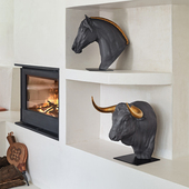 陶瓷办公室桌面装 LLADRO雅致 动物系列 饰摆件高档商务开业礼物