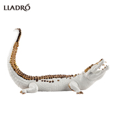 LLADRO雅致 鳄鱼陶瓷雕塑家居送礼摆件礼物装 饰品