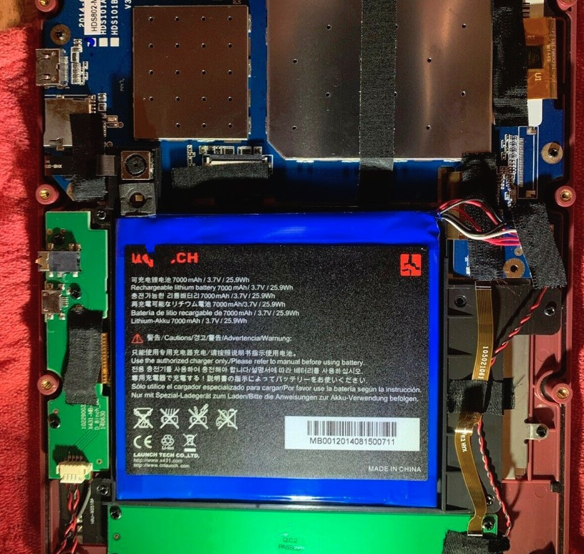 适用于元征X431PAD电池