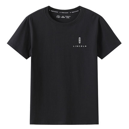 夏季林肯工作服t恤定制logo重磅纯棉短袖4S店汽车美容洗车行工装