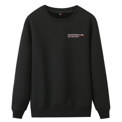 适用保时捷工作服卫衣定制logo