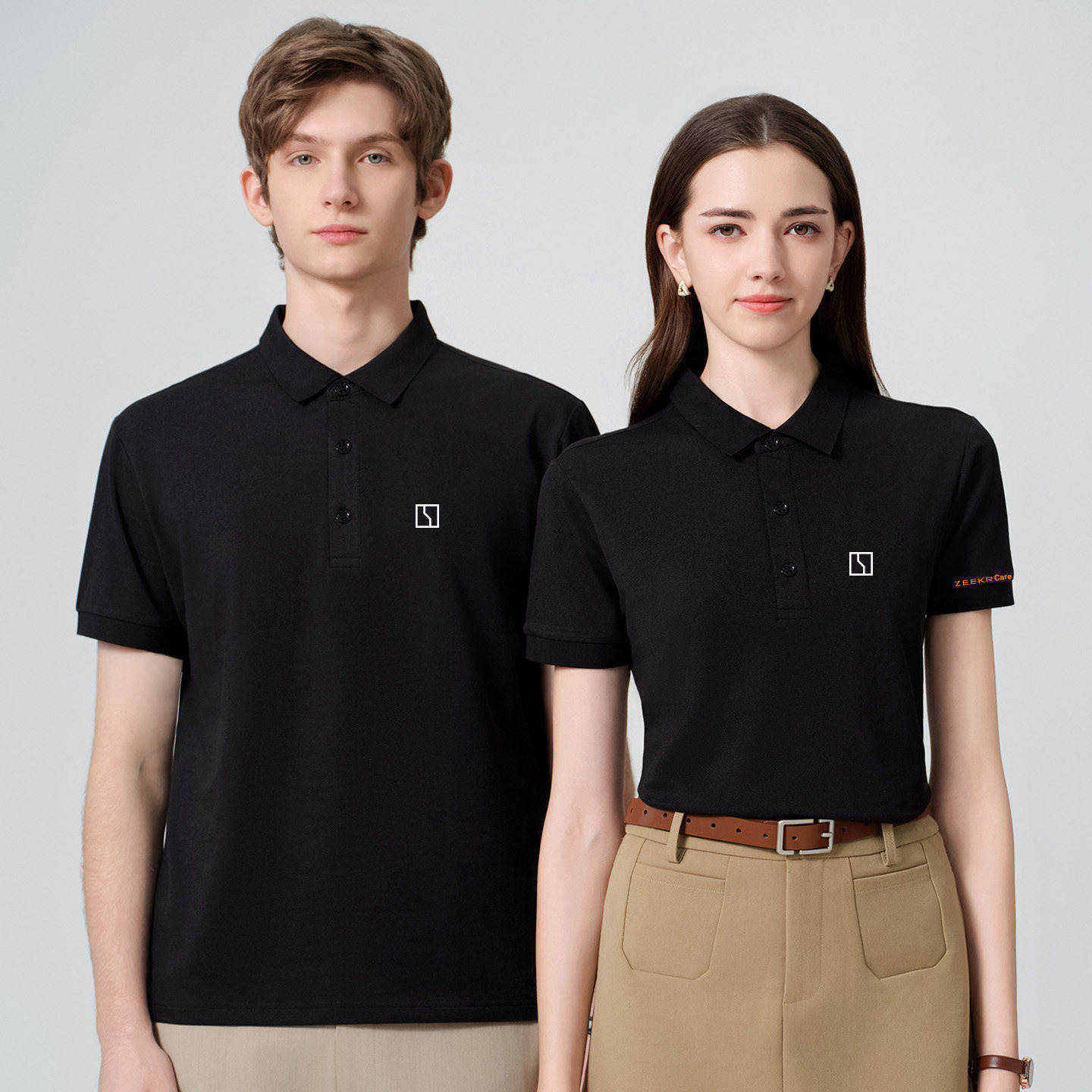 极氪工作服汽车4S店POLO衫定制