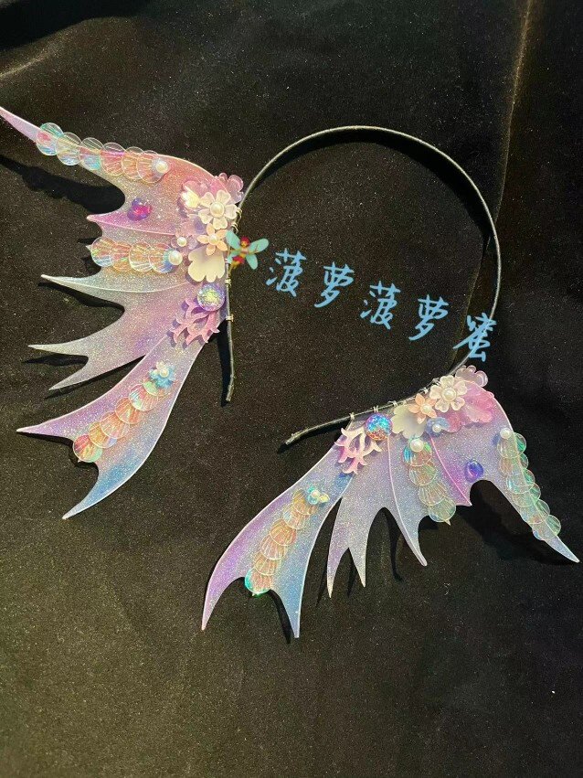 人鱼耳挂汉服头饰精灵耳cosp耳饰定制
