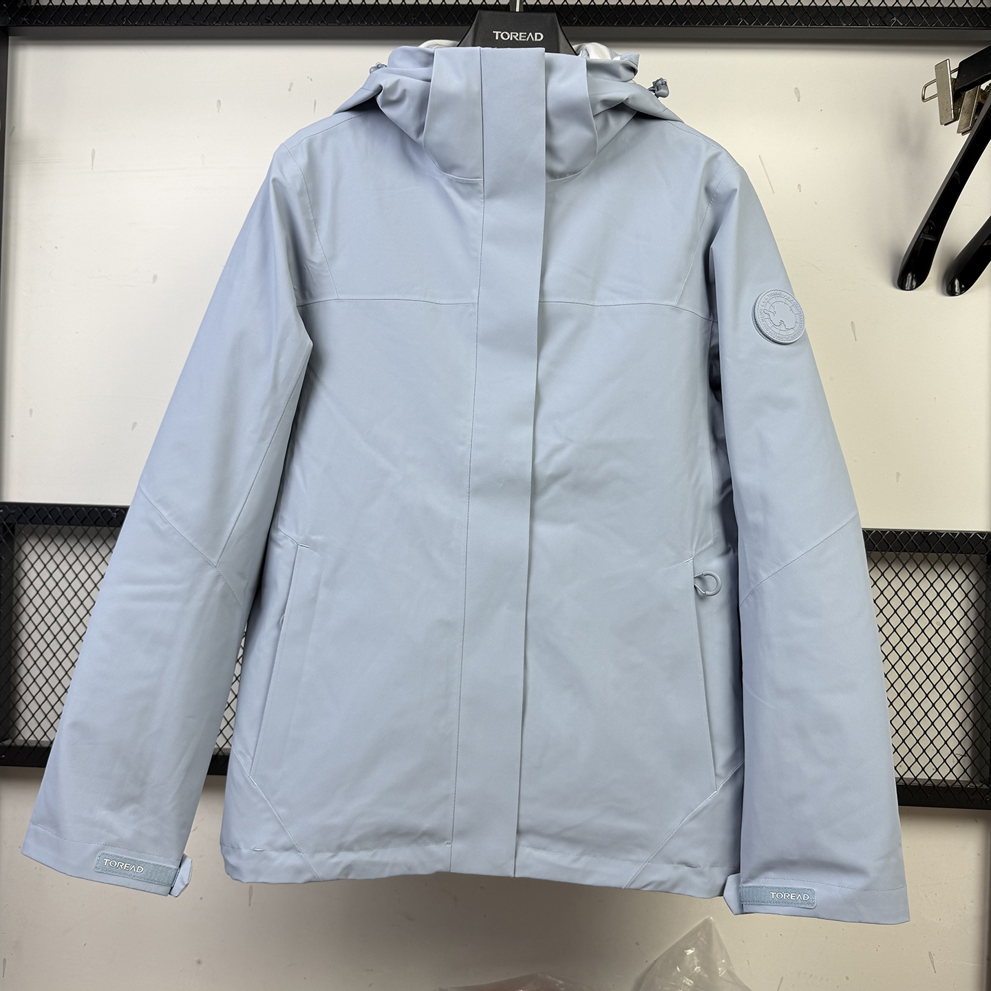 探路者冲锋衣女三合一防风保暖