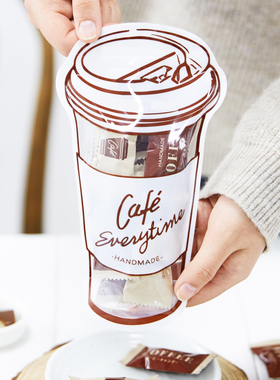 咖啡糖包装袋一次性包装太妃糖cofee糖机封袋烘焙糖果自封打包袋