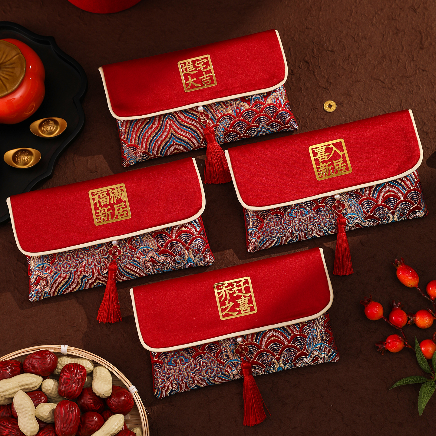 2025新款乔迁之喜布艺红包