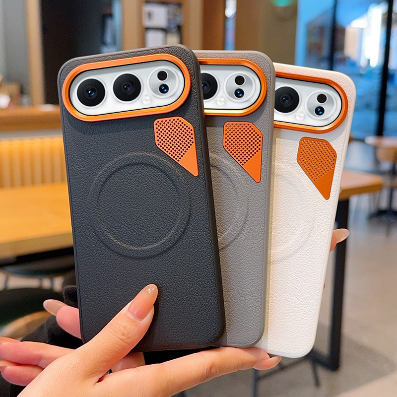 适用荣耀500手机壳全包防摔金甲磁吸散热五金荣耀500pro保护套创意便捷新款简潮款