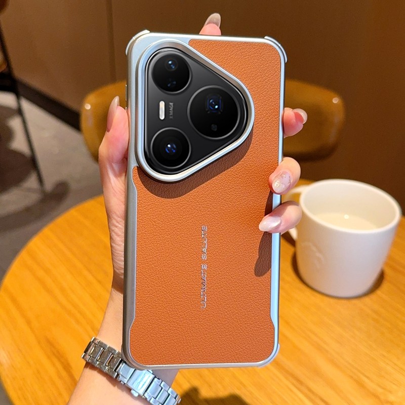 适用华为Pura80手机壳全包防摔非凡系列Pura80pro保护套新款磁吸刀锋简约时尚商务华为Pura80Ultra保护壳