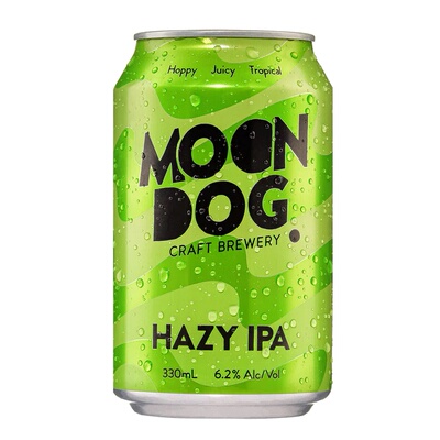 月亮狗HAZY IPA 啤酒 Moon Dog 精酿啤酒 澳大利亚原装原瓶进口