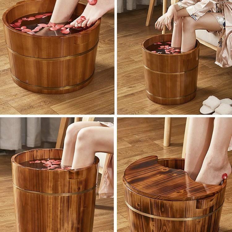泡桶家脚用洗木脚桶泡脚盆泡脚洗脚木桶盆木质足浴桶过小腿洗712