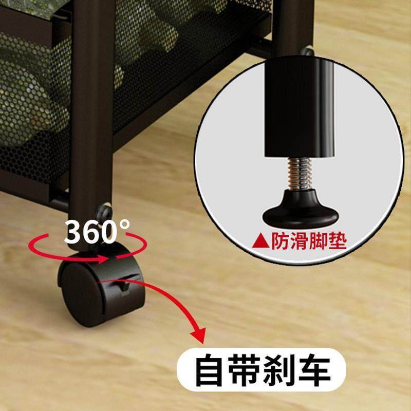 抽屉式厨房置物架落地多层微波炉烤箱收纳架大容量水果蔬菜储泉滋,厨房/烹饪用具,抹布架/厨房清洁收纳架,淘宝优惠券,粉丝福利购,淘宝优惠卷