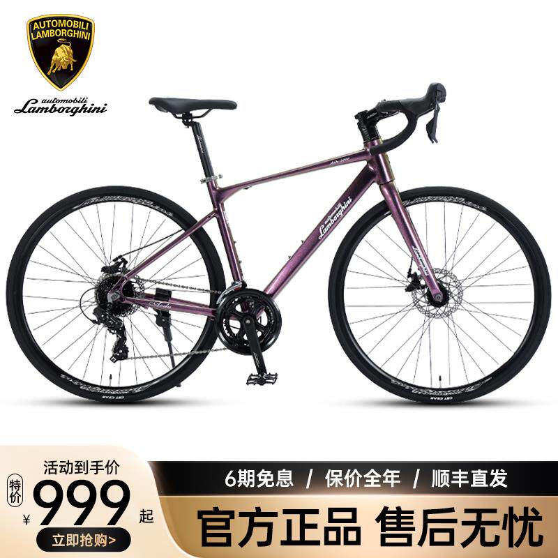 蓝宝坚尼入门款GL2000公路自行车男女式平把公路型式砾石骑行车