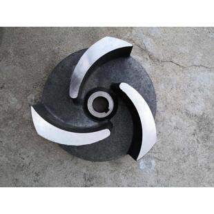 叶轮立式污水泵吸沙泵水叶片长杆吸粪泵叶轮下部污水泵杂质泵泥浆