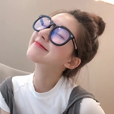 高档传闻中的陈芊芊赵露思同款黑框眼镜女素颜防蓝光辐射近视眼镜