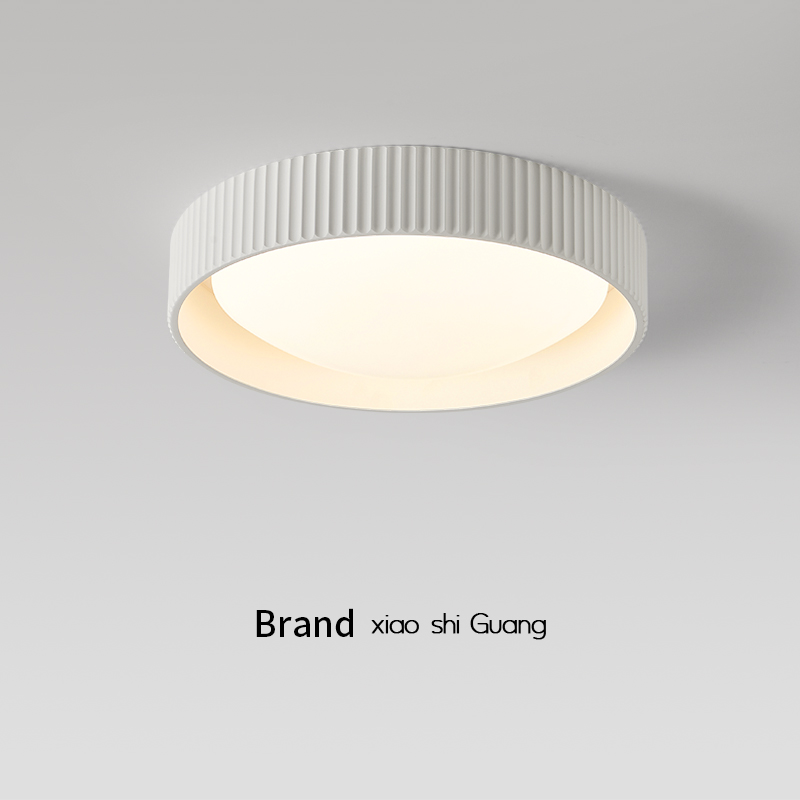 石膏白主卧室现代简约房间吸顶灯全光谱护眼灯具2024年新款吸顶灯