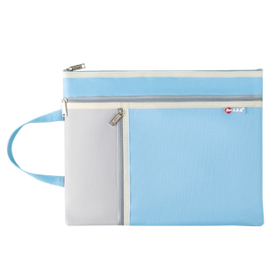 双层产检资料收纳袋档案包a4文件夹孕妇孕妈孕检怀孕b超检查单据手提防水文件袋拉链产检册孕期定制印logo